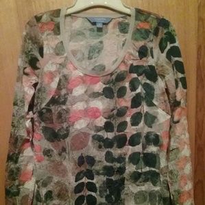 Vera Wang Watercolor Top